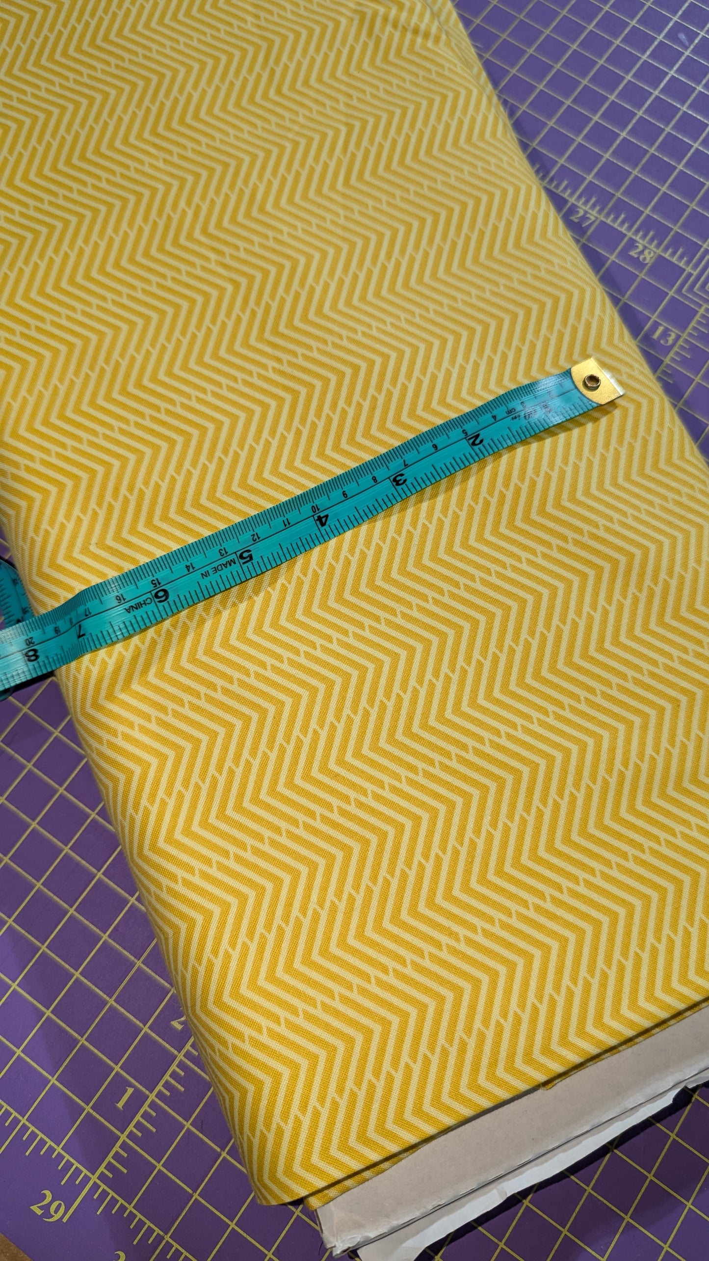Camelot Fabrics - Mixology - Herringbone -Tumeric/Meter