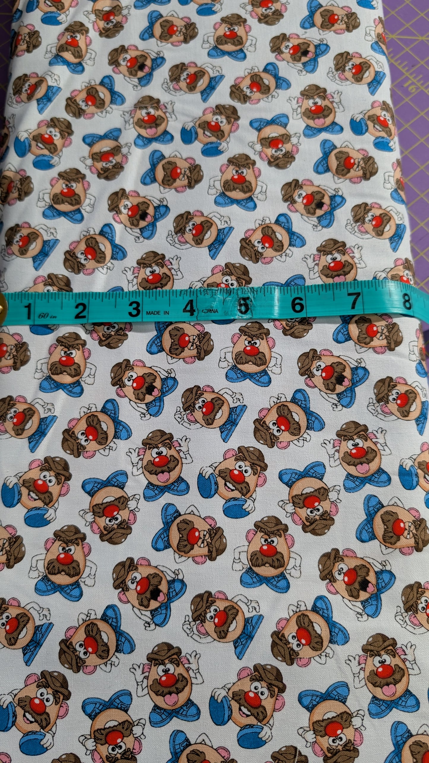 Camelot Fabric Mr. Potato Head Expressions / Meter
