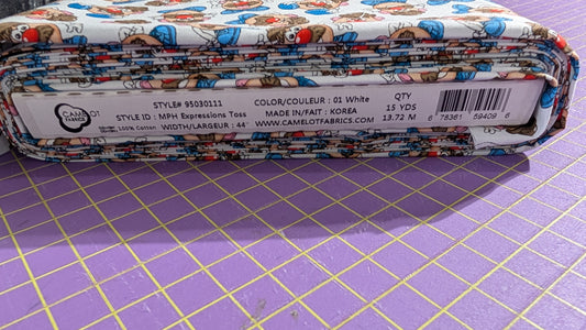 Camelot Fabric Mr. Potato Head Expressions / Meter