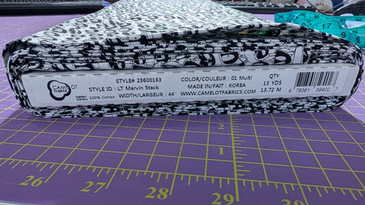 Camelot Fabrics Lt. Marvin Stacked / Meter